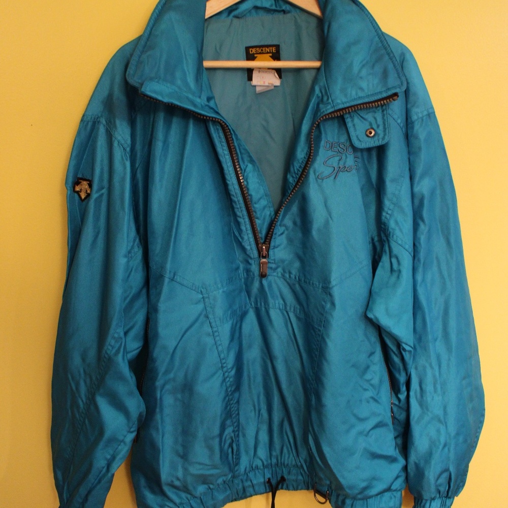 Vintage 80s Teal Descente Jacket